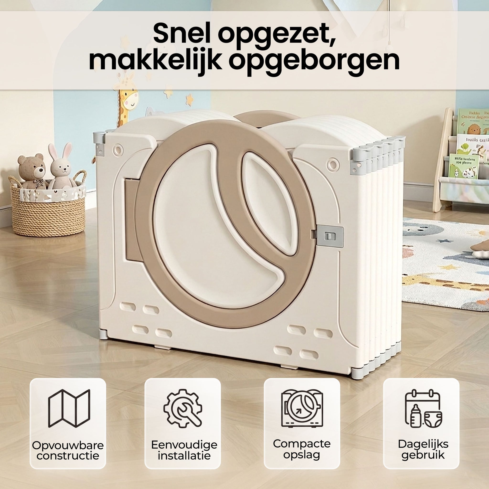 Tiflie™ Star & Moon 8-in-1 Playpen