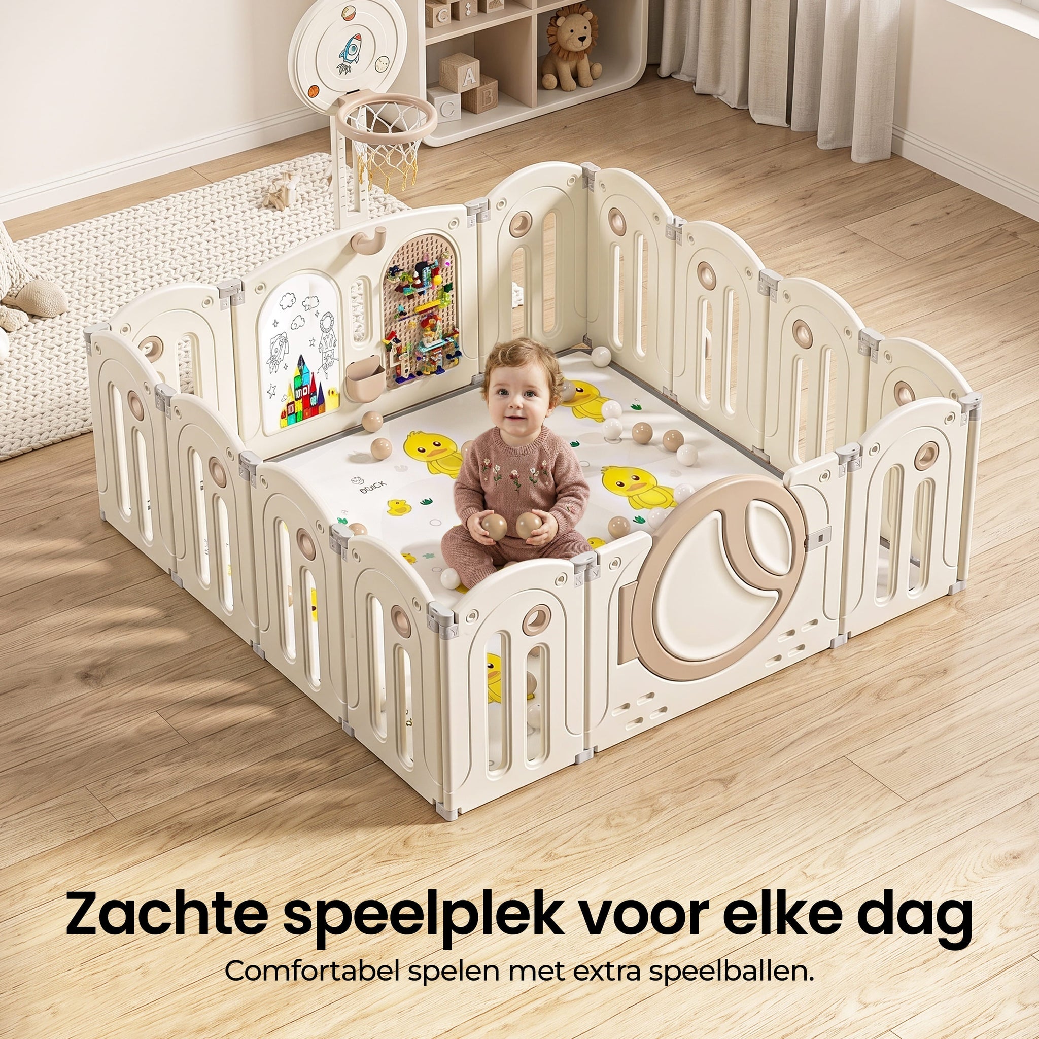Tiflie™ Star & Moon 8-in-1 Playpen